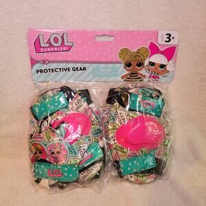 LOL Surprise! Bicycling Protective Gear Set Knee Pads Padded Gloves Elbow Pads
